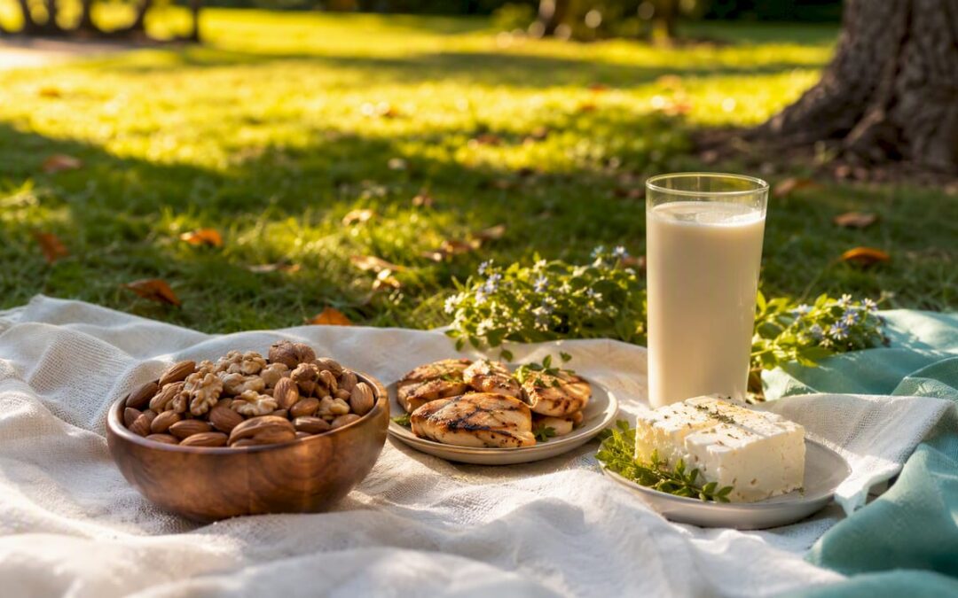 Protein rich foods supporting bone health