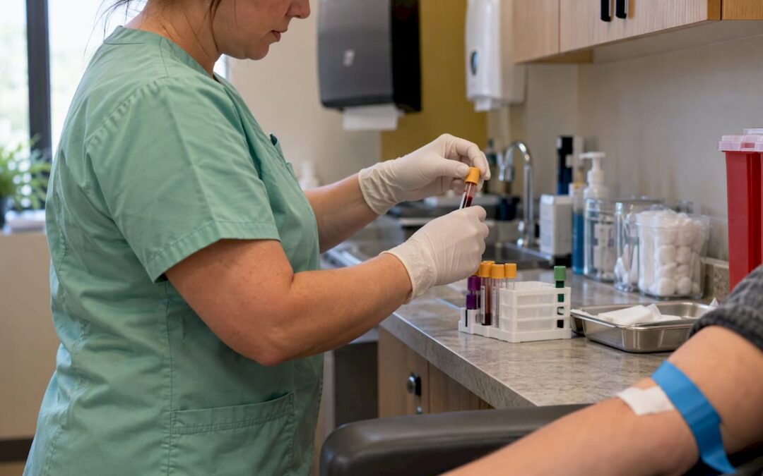 Blood sample collection for bone marker testing